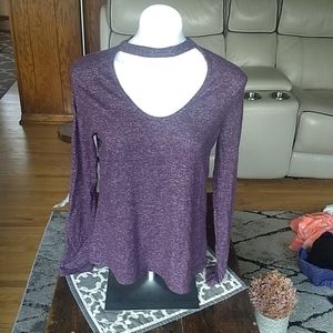 purple long sleeve